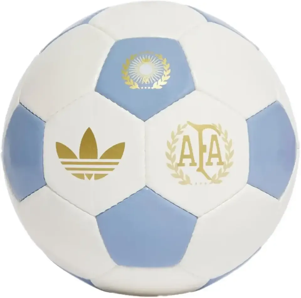 Argentina 50 Years Soccer Ball - Commemorative Edition Size 5 Soccer Ball Hand-Stitched with Special Heritage-Inspired Badge, Inflation Required