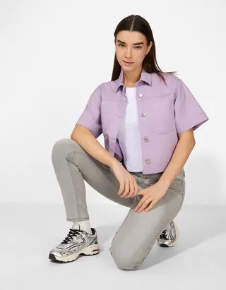 Camicia di jeans - Tinta unita - lill