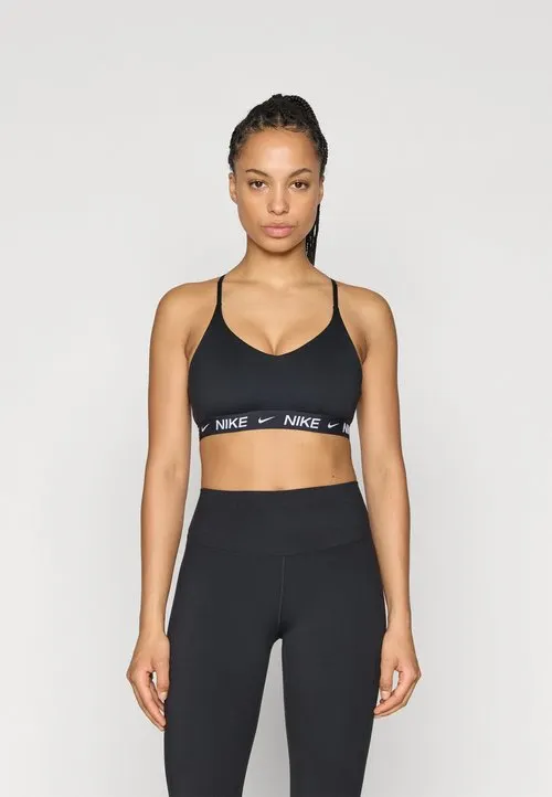 INDY BRA - Sports-BH-er med lett støtte - black/white