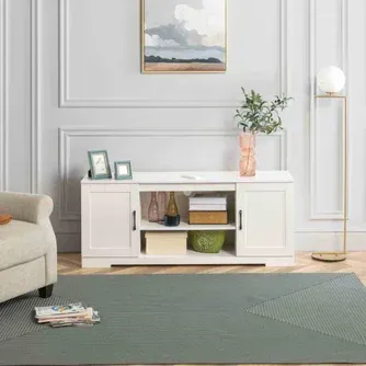 Zinus Avalon TV Cabinet With Stand White