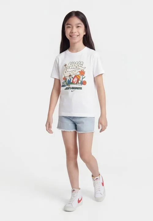 TEE BOXY REST UNISEX - T-shirts med print - white