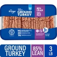 Kroger® 85/15 Fresh Ground Turkey Tray 3 LB