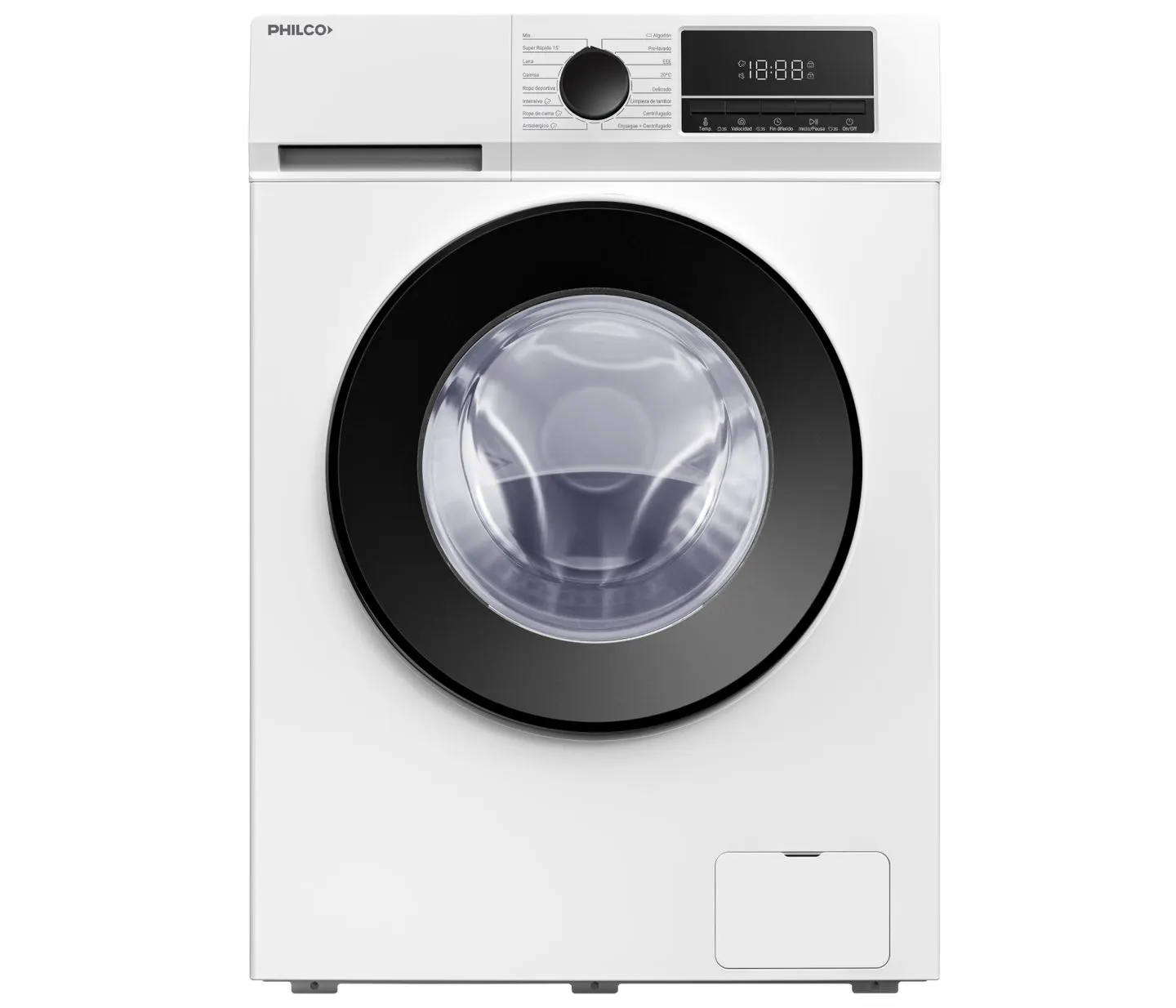 Lavarropas Philco PHLF61BN 6 KG 1000RPM CF blanco Inverter