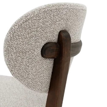 Stoel NIKKO Muted taupe/Ash Wood Walnut
