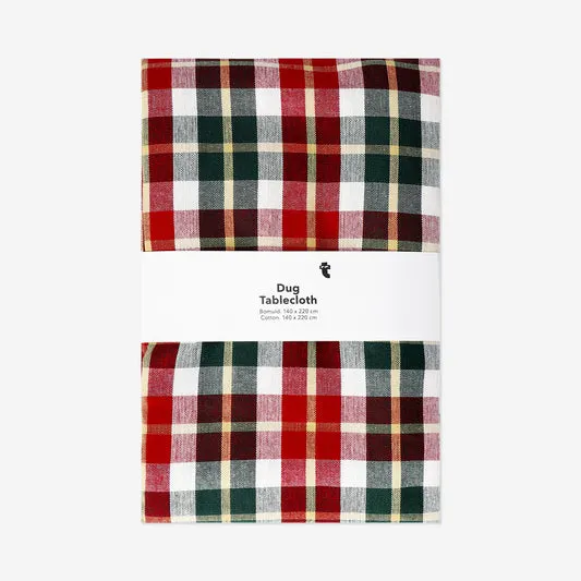 Table cloth with tartan print - 1...