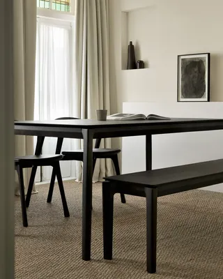 Bok bank - eiken bruin - 126