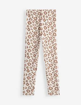 Leggings - Stampa allover - Bianco sporco
