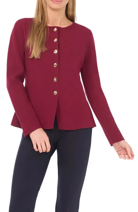 Ted Baker Collarless Cardigan