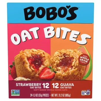 Bobo’s Oat Bites, Variety Pack, 1.3 oz, 24-count
