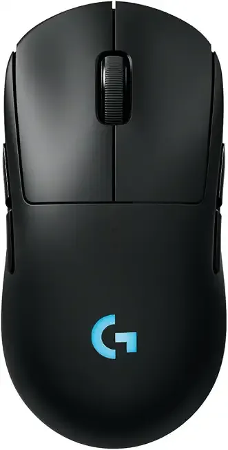 PRO 2 Lightspeed Ambidextrous Wireless Gaming Mouse - Black | Symmetrical design, <4 customizable magnetic side buttons, USB-C charging, PowerPlay Wireless Charging Supported, For PC/Mac