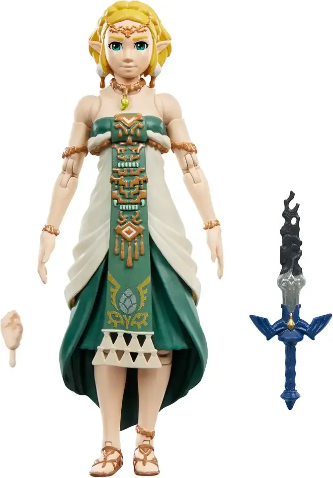 Hasbro The Legend of Zelda Heroes of Hyrule Princess Zelda | The Legend of Zelda: Tears of the Kingdom Premium Collectible 6-Inch Action Figure
