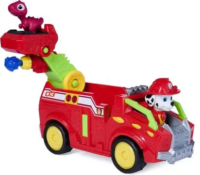 LA PAT'PATROUILLE - VEHICULE + FIGURINE MARCUS - LE FILM MISSION DINO