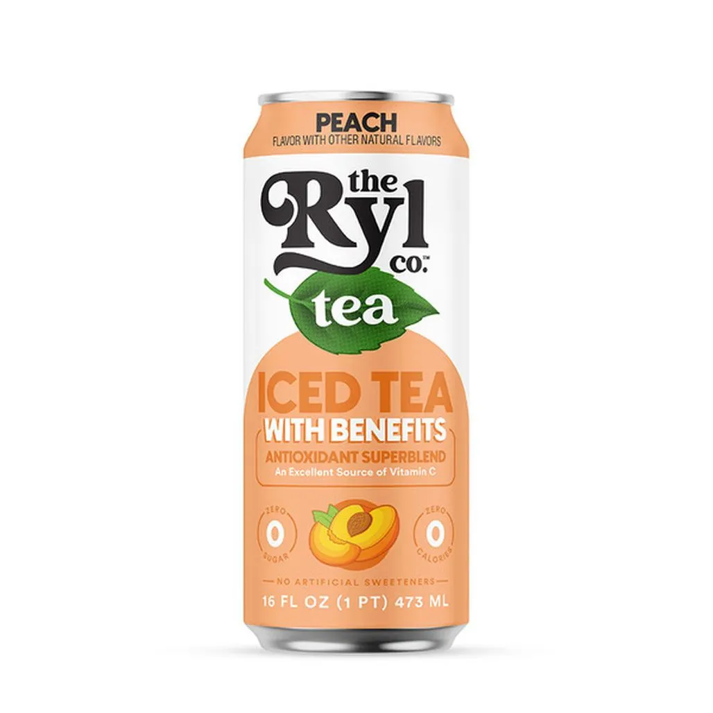 The RYL CO Iced Tea with Benefits, Peach