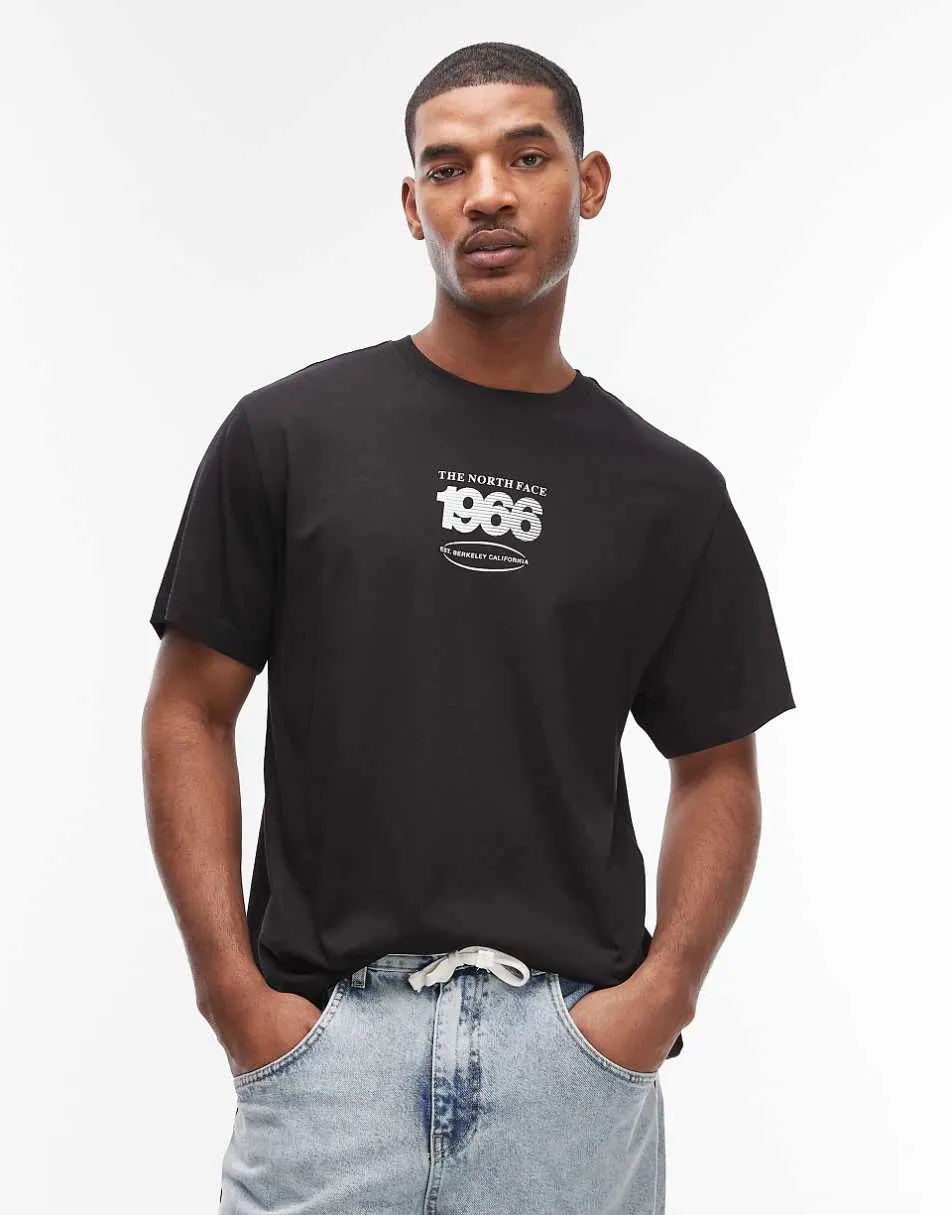 The North Face Track backprint relaxed t-shirt in black