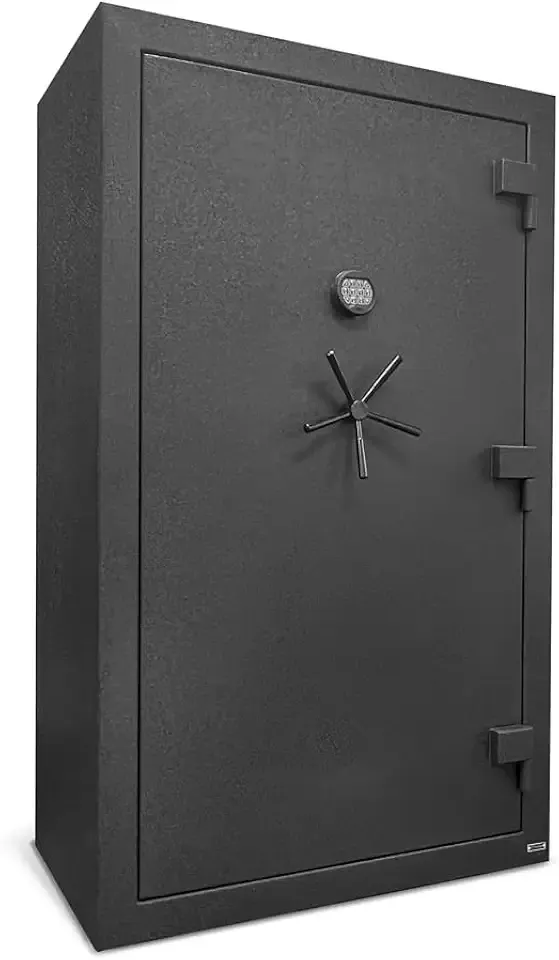 Stealth UL50 Fireproof 50 Gun Storage Safe for Rifles & Pistols with Triple Gun Rack, Door Panel Orgaizer Installed, Storage Shelves, Electrical Power Outlet, Durable Paint to Store Valuables