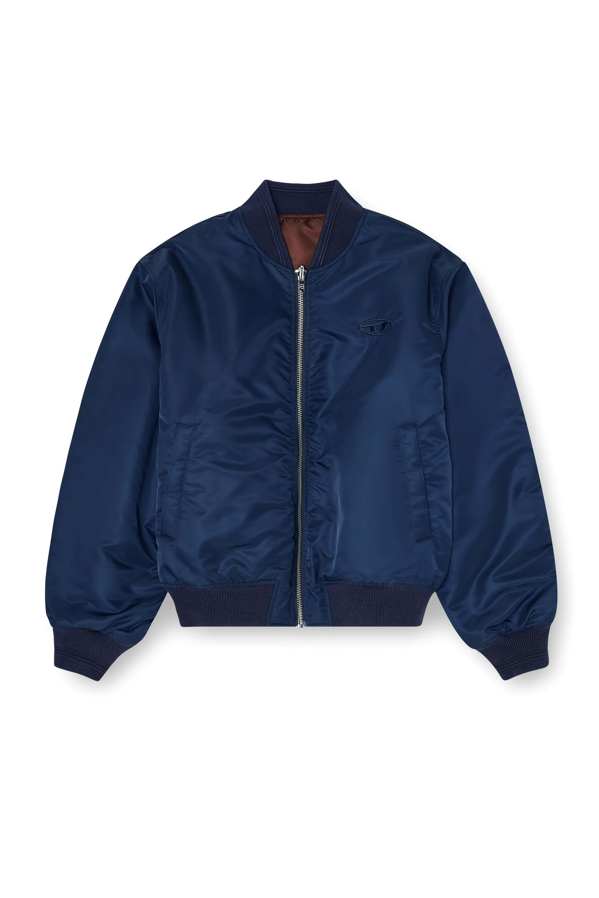 Padded bomber jacket with Oval D embroidery