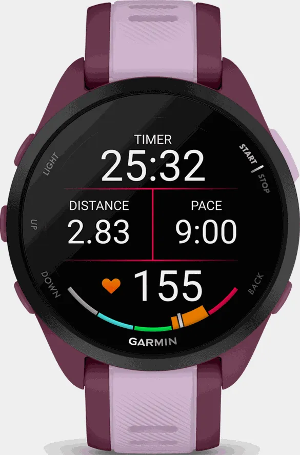 Forerunner 165 Music, GPS, WiFi, smartklokke, løpeklokke - Lilla