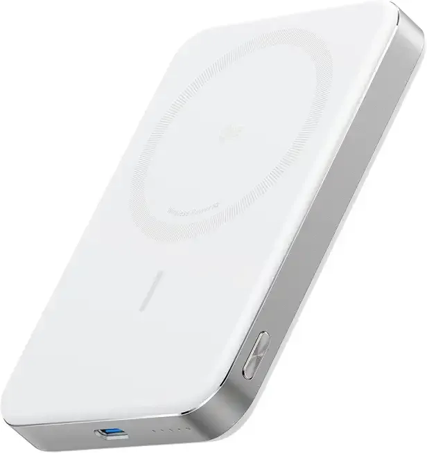 Anker MagGo Power Bank, 10,000mAh Qi2-Certified 15W Portable Charger | Portable, MagSafe compatible, ergonomic design, for iPhone 15/16/17 series, AirPods and more
