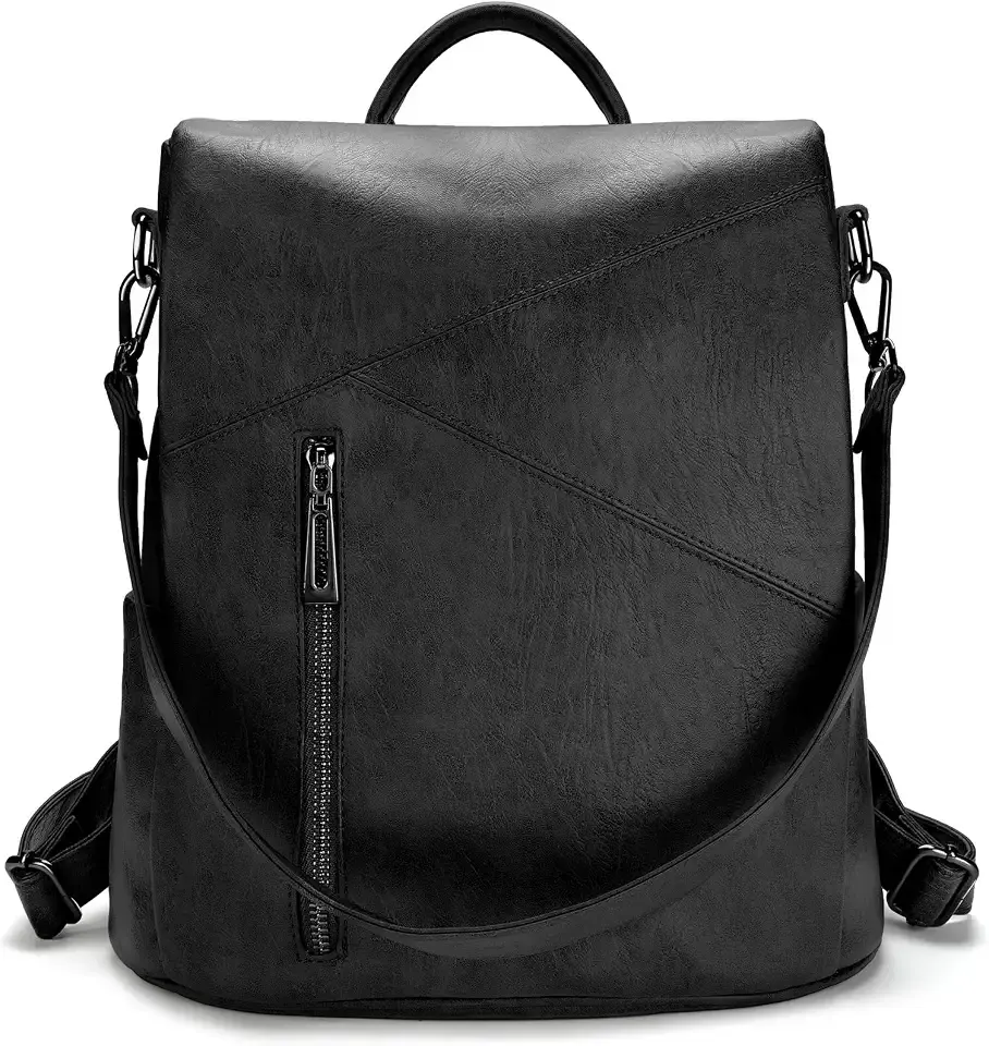 Backpack,Fashion Casual Travel PU Leather Daypack Bag Shoulder Rucksack Handbags for Women HB041