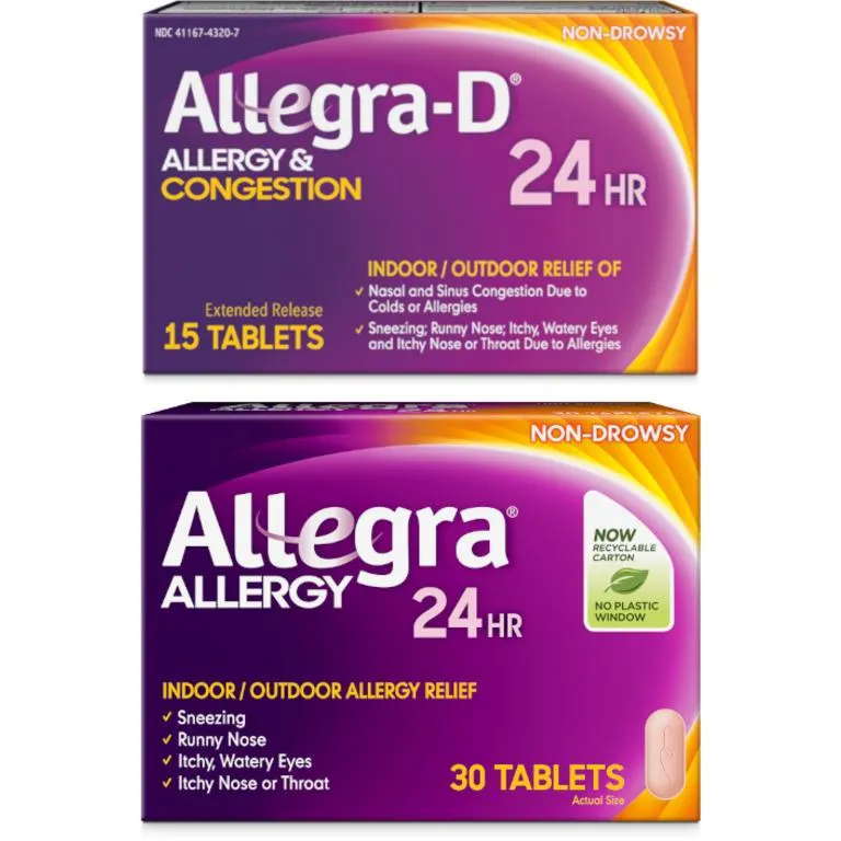 on ONE (1) Allegra® Adult Allergy Product (excluding 5ct/12ct, 70-90ct Tablets and 60ct Gelcaps)