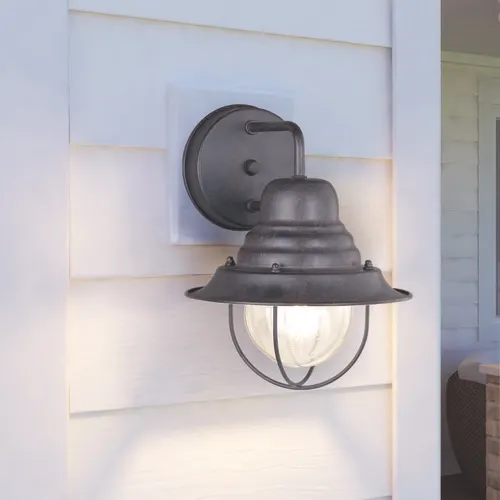 Patriot Lighting® Chatham II Weathered Patina LED Outdoor Wall Light