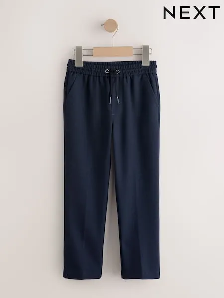 Navy Pull-On Suit Trousers (3-16yrs)