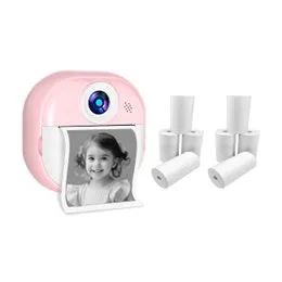 Kogan Kids Instant Print Digital Camera with 8 Rolls (Pink)
