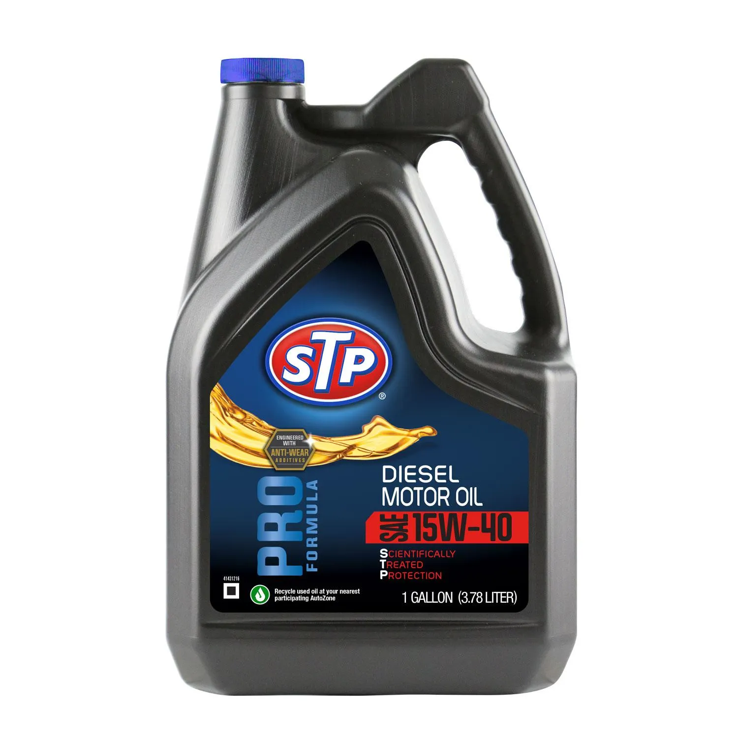 STP Pro Formula Diesel Engine Conventional 15W-40 Motor Oil 1 Gallon