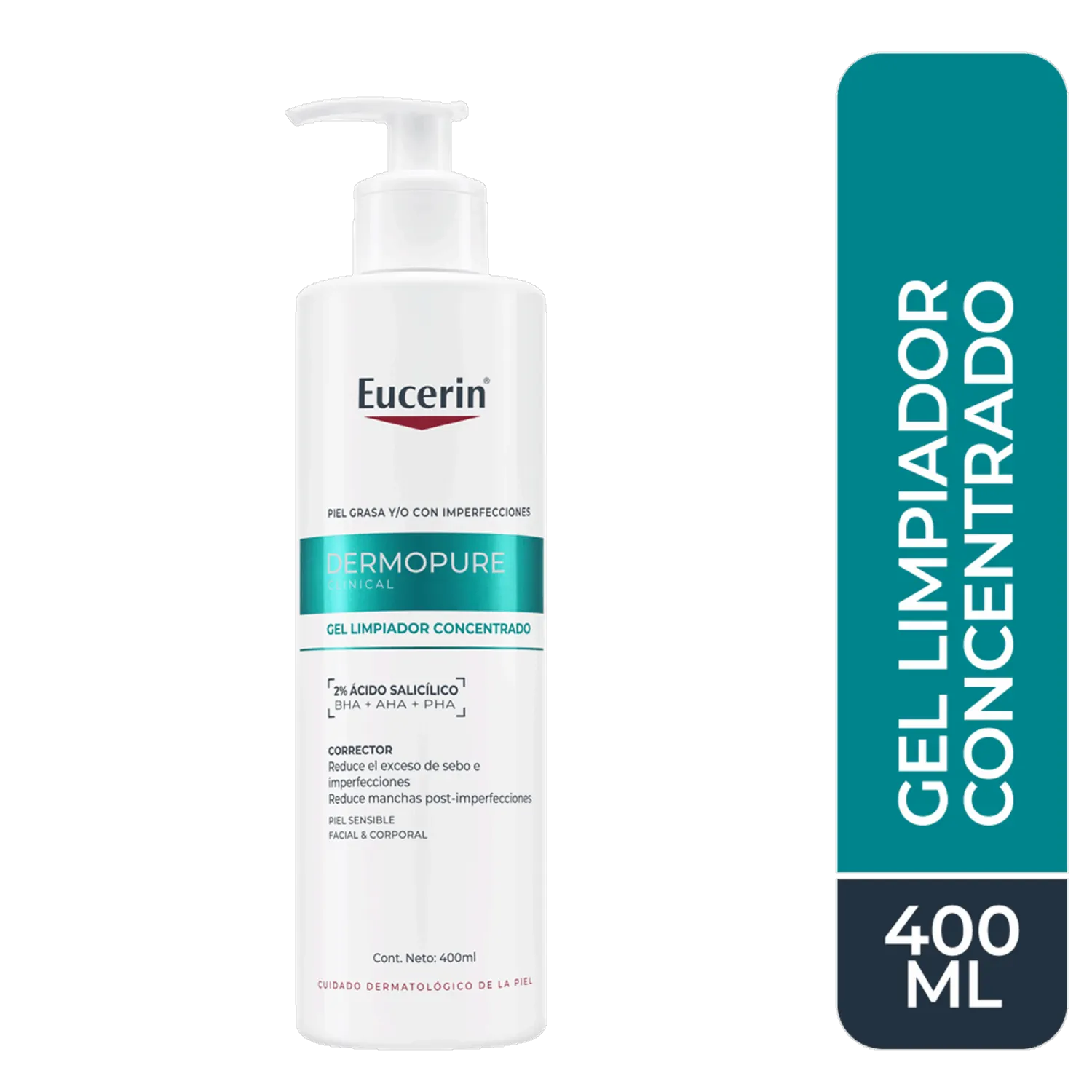 Limpiador Facial En Gel Concentrado Dermopure Clinical EUCERIN 300 Ml
