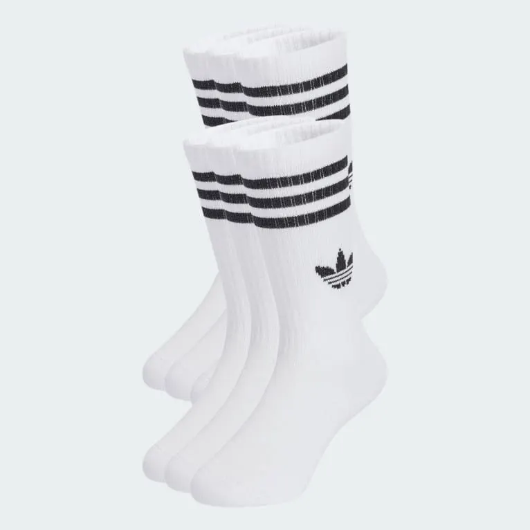 3-Stripes Crew Sokker, 6 par