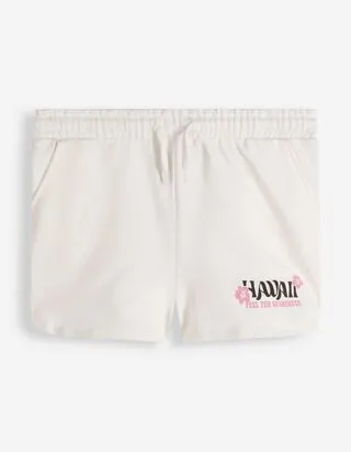 Pantaloncini - Tinta unita - Bianco sporco