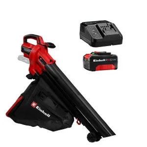 Soffiatore aspiratore trituratore EINHELL BY POWER X-CHANGE VENTURRO 18/210+ 4,0Ah PXC Start Kit , 18 V 1 batteria inclusa