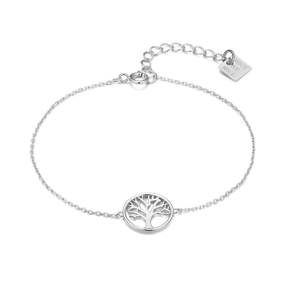 Armband in zilver, boom