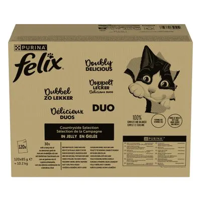 Jumbopack Felix Tendres Effilés 120 x 85 g pour chat