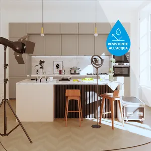 SPC effetto legno beige Sp 5.5 mm con sottopavimento integrato ARTENS Daven 1.68 m²