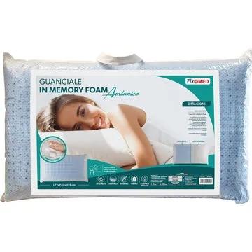 Guanciale Memory Foam Anatomico Doppia Stagione