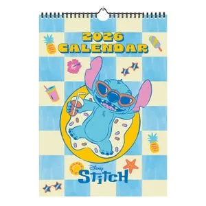 Calendario 2026 A3 Disney Stitch de 41x29 cm