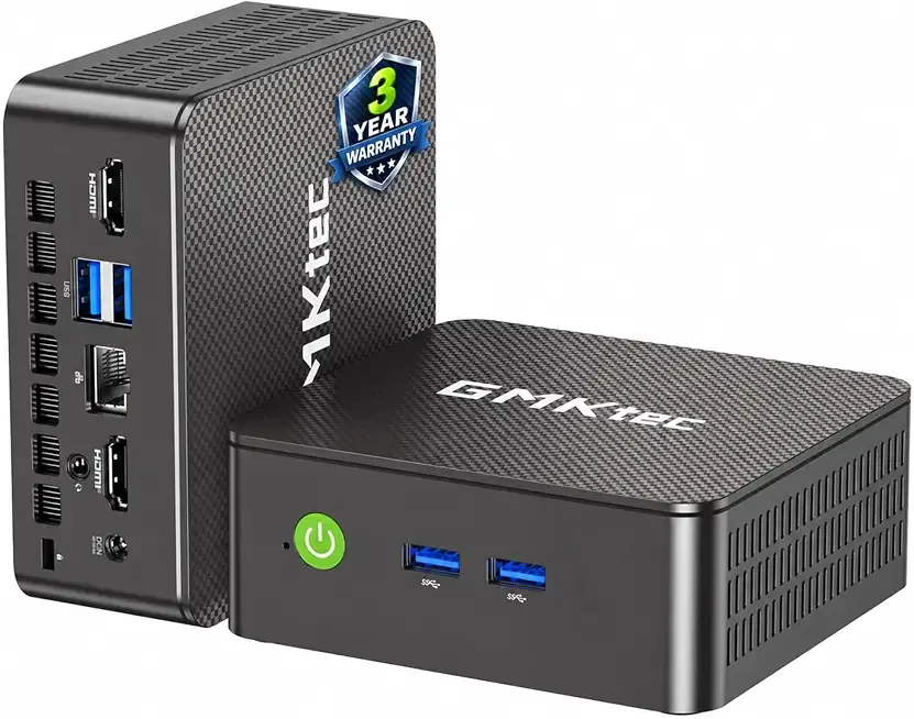 GMKtec Mini PC, G3 Ultra Intel Pentium Gold 7505 16GB LPDDR4 RAM 512GB SSD