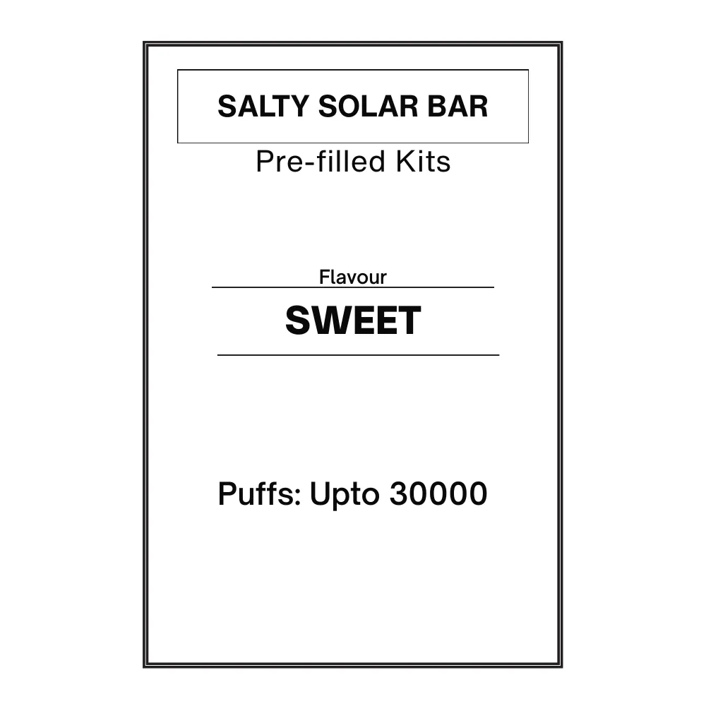 (Ice Cola Ed.) Sweet - Salty SOLAR Bar Pre-filled Kit 28.5mg/mL