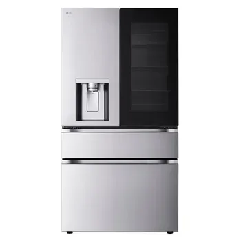 LG 29 cu. ft. Smart InstaView Standard-Depth MAX 4-Door French Door Refrigerator with Full-Convert Drawer