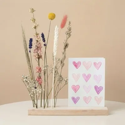 Brievenbus | Droogbloemen plankje