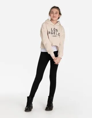 Leggings - Vita elasticizzata - nero