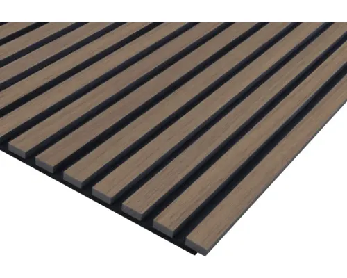 Akustický panel 2670x572,5x19 mm ořech