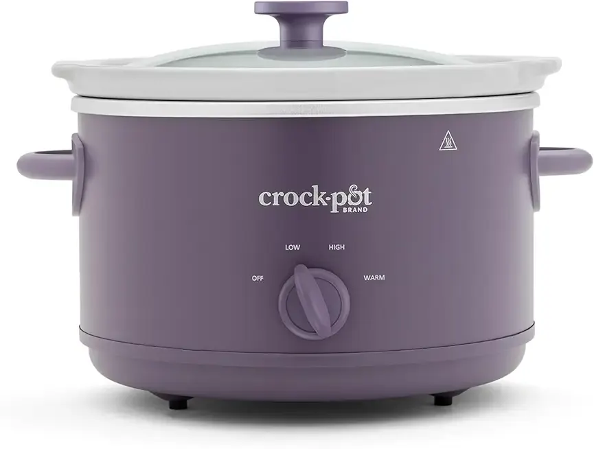 Crock-Pot Design Series 4.5 Quart Manual Slow Cooker, Purple Potato