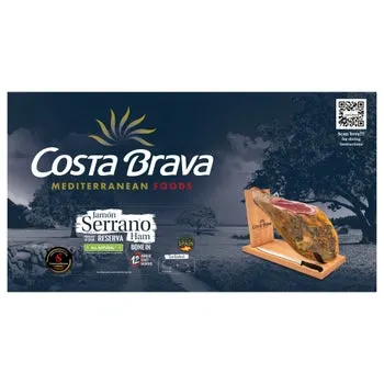 Costa Brava Jamón Serrano Reserva Ham Gift Set, 14.5 lbs