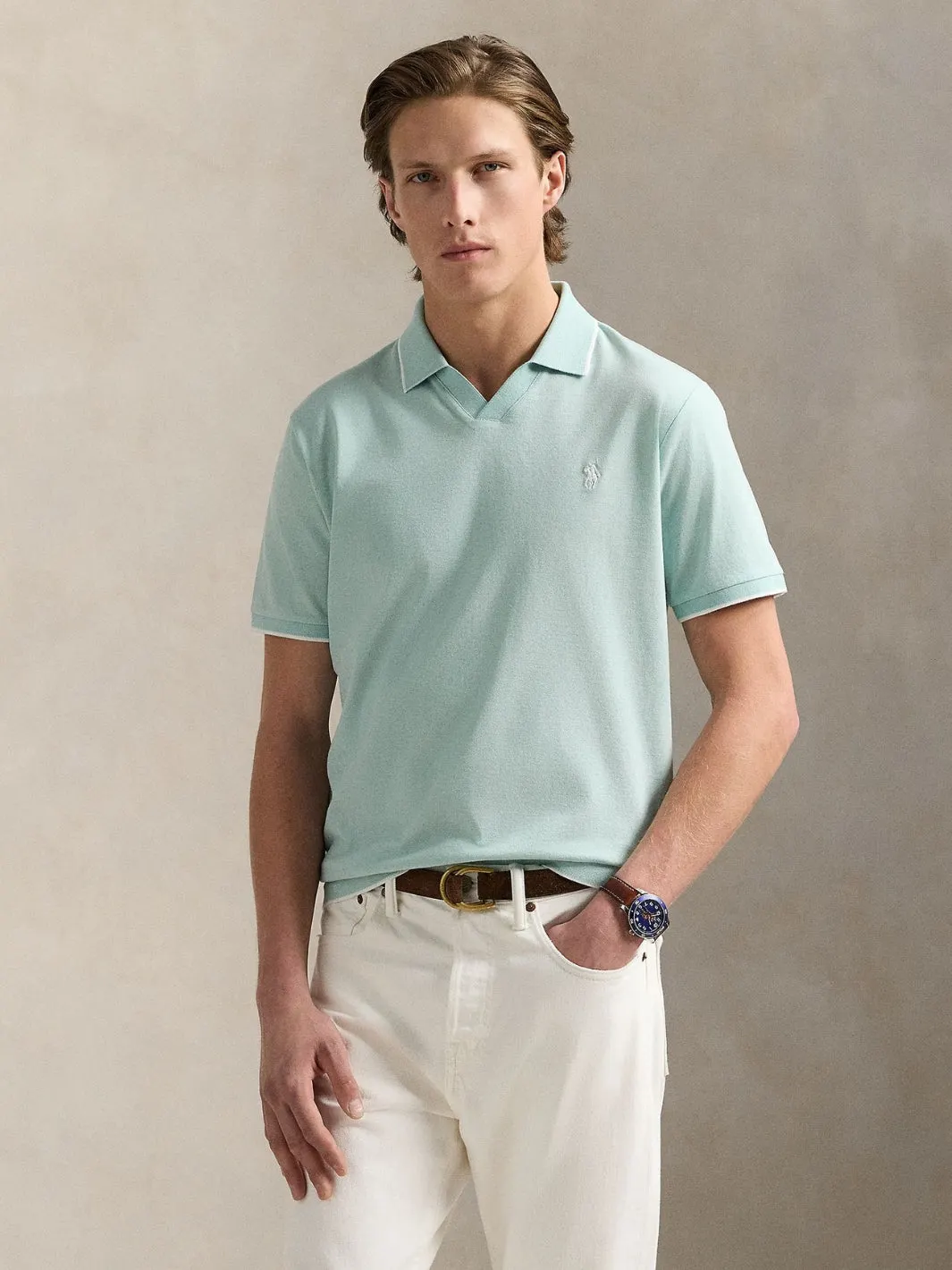 MESH POLO SHIRT