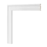 Contramarco Line epsilon 50 mm x 15 mm x 2.44 m blanco mate