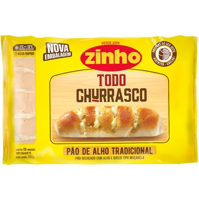 pão de alho tradicional zinho 300g