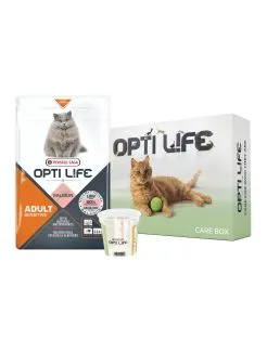 Opti Life Catbox Adult Sensitive - Kattenvoer - 1 kg