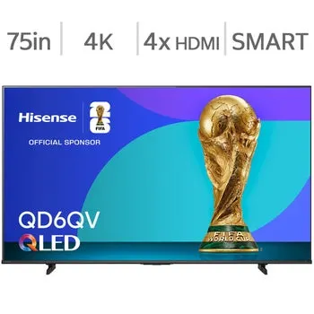 Hisense 75" Class - QD6QV Series - 4K UHD QLED TV